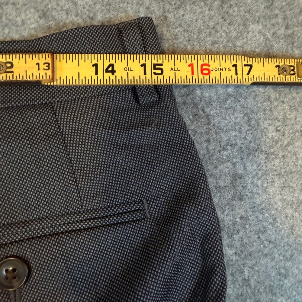 Ted Baker Wynn Charcoal Performance Wool Blend Dress Pants 30W x 30L Modern Fit - Picture 7 of 9